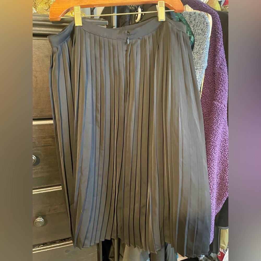 Abercrombie & Fitch xl pleated black skirt - Picture 2 of 4